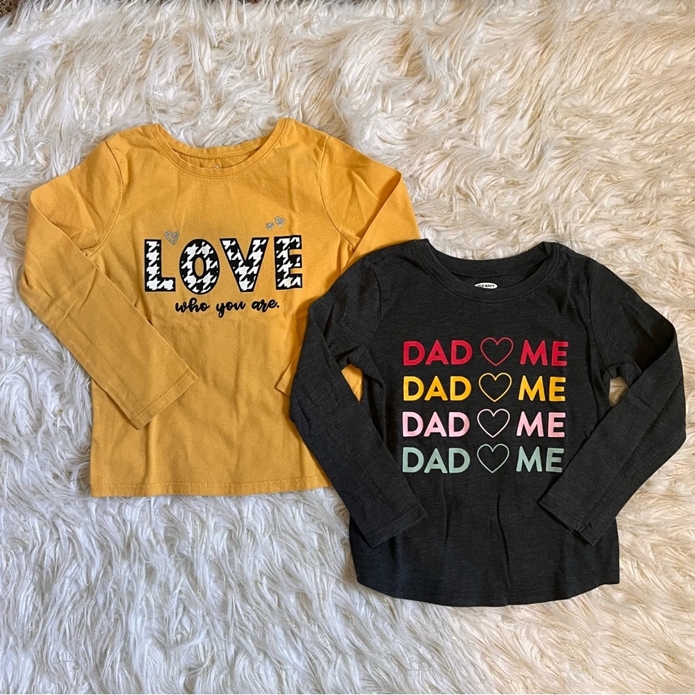 Old Navy & Garanimals - Long Sleeve Graphic Tee’s